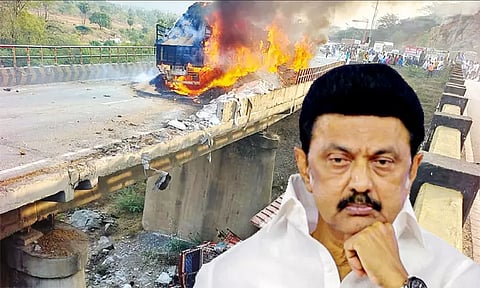 தொப்பூர் சாலை விபத்து: உயிரிழந்தவர்களின் குடும்பத்தினருக்கு நிதியுதவி - முதல்-அமைச்சர் மு.க. ஸ்டாலின் அறிவிப்பு