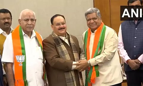 மீண்டும் பா.ஜ.க.வில் இணைந்தார் ஜெகதீஷ் ஷெட்டர்