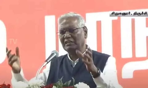 'இந்து ராஷ்டிரம் அமைவது பேரிடர் என்று அம்பேத்கர் கூறினார்' - இந்திய கம்யூனிஸ்ட் பொதுச்செயலாளர் டி.ராஜா