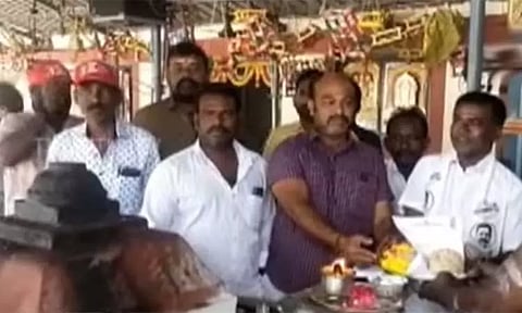 அல்வா கொடுத்து கோரிக்கை... மக்கள் நீதி மய்யம் கட்சியினர் நூதன போராட்டம்
