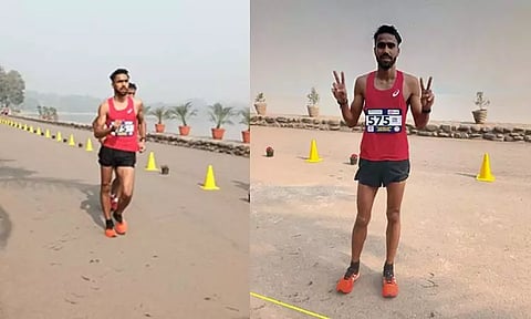 தேசிய ஓபன் நடைபந்தயத்தில் பஞ்சாப் வீரர் புதிய சாதனை