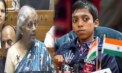 பிரக்ஞானந்தாவுக்கு நிதி மந்திரி நிர்மலா சீதாராமன் பாராட்டு