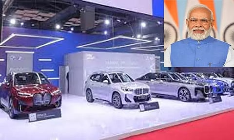 டெல்லியில் நாட்டின் மிகப்பெரிய முதல் போக்குவரத்து வாகன கண்காட்சி - பிரதமர் மோடி பங்கேற்பு