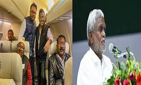 குதிரை பேரத்தில் ஈடுபட பாஜக முயற்சி? - ஜார்க்கண்ட் காங்கிரஸ் எம்.எல்.ஏ.க்கள் ஐதராபாத்திற்கு இடமாற்றம்