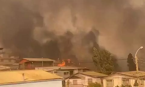 சிலியில் வரலாறு காணாத காட்டுத்தீ: பலி எண்ணிக்கை 46 ஆக உயர்வு