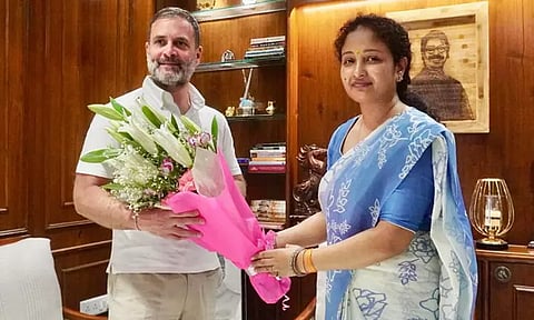 ராஞ்சியில் ஹேமந்த் சோரனின் மனைவியை சந்தித்தார் ராகுல் காந்தி