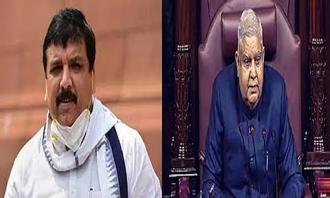 மாநிலங்களவை எம்.பி.யாக பதவியேற்க "சஞ்சய் சிங்கிற்கு" அனுமதி மறுப்பு