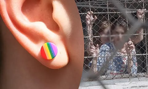 வானவில் நிறத்தில் 'கம்மல்' அணிந்த பெண்ணுக்கு சிறை - காரணம் என்ன?