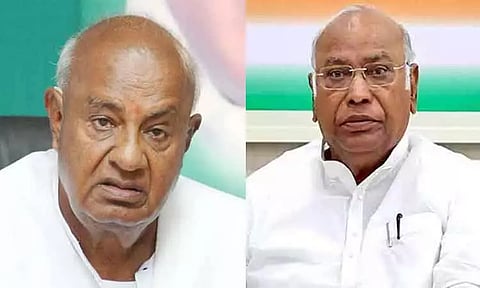 'நீங்கள் பிரதமராவதை காங்கிரஸ் கட்சி பொறுத்துக் கொள்ளுமா?' - மல்லிகார்ஜுன கார்கேவுக்கு தேவேகவுடா கேள்வி