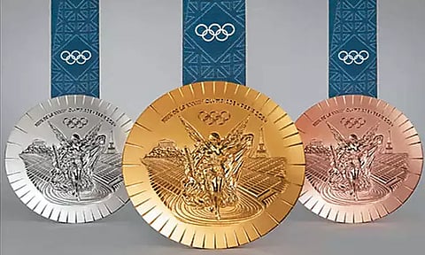 பாரீஸ் ஒலிம்பிக் போட்டிக்கான பதக்கங்கள் அறிமுகம்