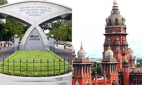 ஜிப்மர் கட்டுமானப் பணிகள் விவகாரம் - ஒரு வாரத்தில் சான்றிதழ் வழங்க புதுச்சேரி அரசுக்கு ஐகோர்ட்டு உத்தரவு