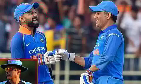 தோனி கேப்டனாக இருக்கும்போதே தலைமை பண்பு கோலியிடம் இருந்ததை பார்த்தேன் - ரவி சாஸ்திரி