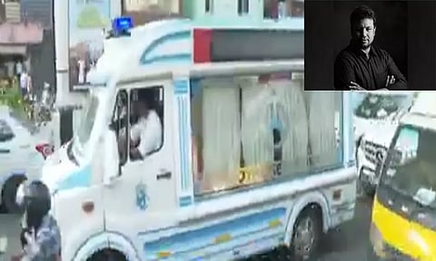 கார் விபத்தில் உயிரிழந்த வெற்றி துரைசாமியின் உடல் சென்னை கொண்டு வரப்பட்டது