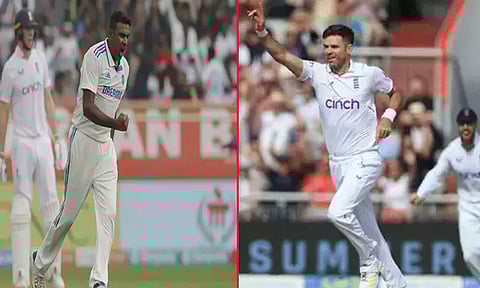 ராஜ்கோட் டெஸ்ட் போட்டி: சாதனையை நோக்கி அஸ்வின், ஆண்டர்சன்