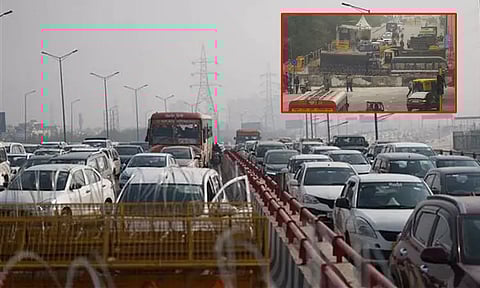 டெல்லி: 3-வது நாளாக மூடப்பட்ட திக்ரி, சிங்கு எல்லைகள்; போக்குவரத்து பாதிப்பு