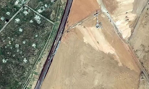 காசா அகதிகளை தடுக்க எல்லை சுவர் கட்டும் எகிப்து