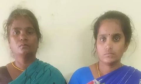 குடும்பம் நடத்த அழைத்த கணவர் கொலை: மனைவி- மாமியார் கைது