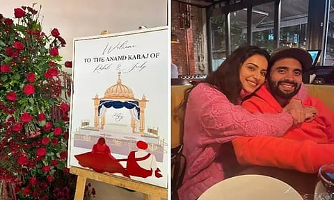 சீக்கிய முறைப்படி நடந்த நடிகை ரகுல் பிரீத்-ஜாக்கி பக்னானி திருமணம்