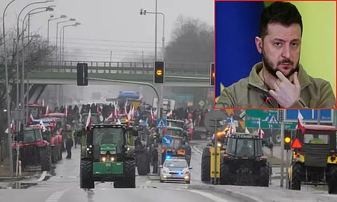 உக்ரைனுக்கு எதிராக போலந்து விவசாயிகள் போராட்டம்.. தீர்வு காண அரசியல் தலைவர்களுக்கு ஜெலன்ஸ்கி அழைப்பு