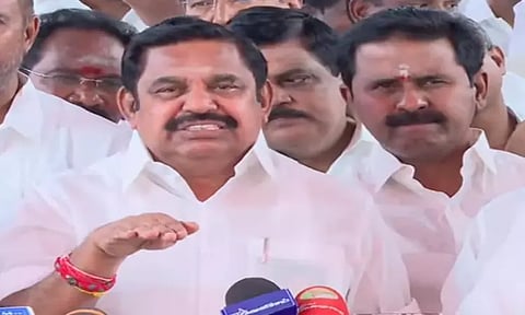 மேகதாது விவகாரம்: சட்டப்பேரவையில் இருந்து அ.தி.மு.க., எம்.எல்.ஏ.க்கள் வெளிநடப்பு