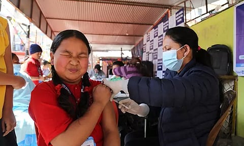 நேபாளம்: 57 லட்சம் குழந்தைகளுக்கு ரூபெல்லா, தட்டம்மை தடுப்பூசி போட இலக்கு