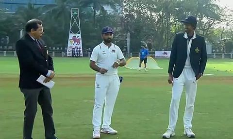 ரஞ்சி கிரிக்கெட் அரையிறுதி; டாஸ் வென்ற தமிழ்நாடு அணி பேட்டிங் தேர்வு