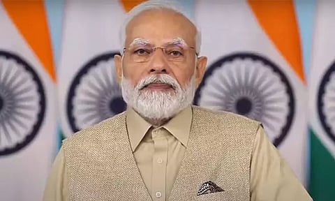 தேச கட்டமைப்புக்காக... பா.ஜ.க.வுக்கு ரூ.2 ஆயிரம் நன்கொடை வழங்கிய பிரதமர் மோடி