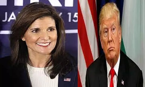 வாஷிங்டனில் டொனால்ட் டிரம்பிற்கு எதிராக முதல் வெற்றியை பெற்றார் நிக்கி ஹாலே