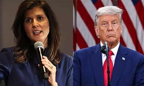 அமெரிக்க அதிபர் தேர்தல்; பின்வாங்கும் நிக்கி ஹாலே - குடியரசு கட்சி வேட்பாளராகும் வாய்ப்பை பெறுவாரா டிரம்ப்?