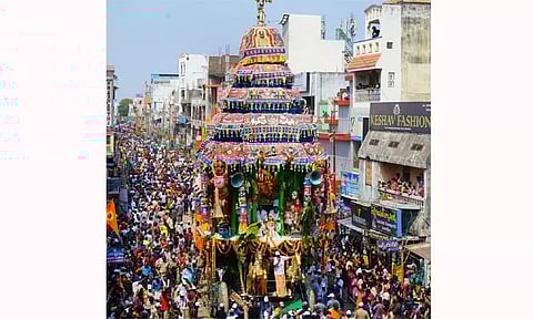 காளஹஸ்தி கோவில் தேரோட்டம்
