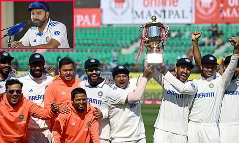 சவால்களை விரும்பி எதிர்கொள்ளும் அவர் நிச்சயம் பெரிய வீரராக வருவார் - இளம் வீரருக்கு ரோகித் பாராட்டு