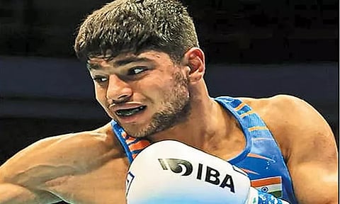 ஒலிம்பிக் தகுதி சுற்று குத்துச்சண்டை: இந்திய வீரர் நிஷாந்த் தேவ் கால்இறுதிக்கு முன்னேற்றம்