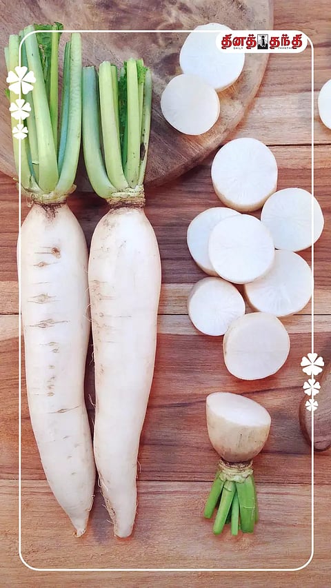 முள்ளங்கி சாப்பிடுவதால் ஏற்படும் நன்மைகள்..!