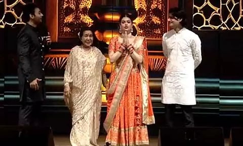 'சத்ரபதி சிவாஜி' வரலாற்றுத் திரைப்படத்தில் நடிகையாக அறிமுகமாகும் ஆஷா போஸ்லேவின் பேத்தி