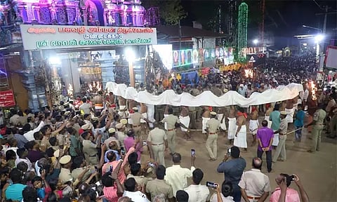 மண்டைக்காடு பகவதி அம்மன் கோவிலில் ஒடுக்கு பூஜை: திரளான பக்தர்கள் பங்கேற்பு