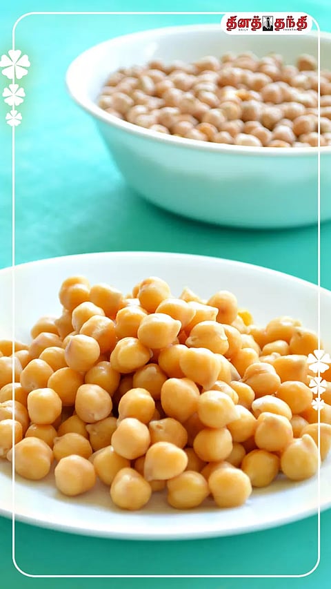 கொண்டைக்கடலை சாப்பிடுவதால் ஏற்படும் நன்மைகள்..!