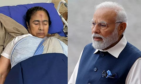 மருத்துவமனையில் மம்தா பானர்ஜி: விரைவில் குணமடைய பிரார்த்தனை செய்வதாக பிரதமர் நரேந்திர மோடி டுவீட்