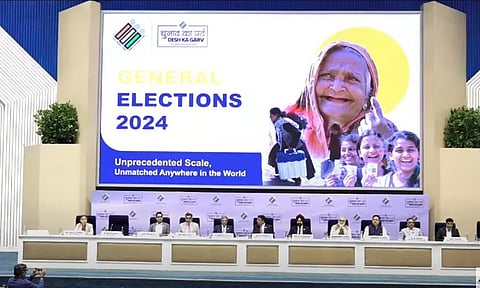மக்களவை தேர்தல் 7 கட்டங்களாக நடைபெறும்; ஏப்ரல் 19ம் தேதி முதற்கட்ட தேர்தல் - இந்திய தலைமை தேர்தல் ஆணையம் அறிவிப்பு