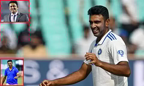 டெஸ்ட் கிரிக்கெட்டில் சாதனை படைத்த அஸ்வினை பாராட்டிய அனில் கும்ப்ளே, டிராவிட்