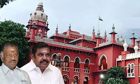 அ.தி.மு.க. கொடி, சின்னத்தை ஓ.பி.எஸ். பயன்படுத்த தடை கோரிய வழக்கில் இன்று தீர்ப்பு