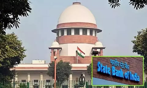தேர்தல் பத்திரங்கள் தொடர்பான எஸ்.பி.ஐ. வங்கியின் நடவடிக்கையில் திருப்தியில்லை: சுப்ரீம் கோர்ட்டு
