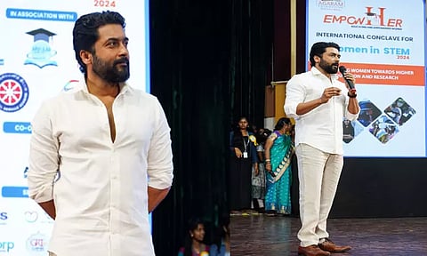 சமுதாயம் ஏற்படுத்தும் தடைகளைத் தாண்டித்தான் பெண்கள் முன்னேறி வருகின்றனர் - நடிகர் சூர்யா