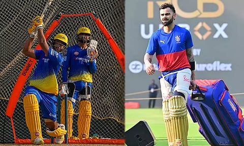 Image Courtesy: @RCBTweets / @ChennaiIPL 