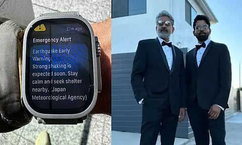 ஜப்பான் நிலநடுக்கத்தில் சிக்கிய இயக்குநர் ராஜமவுலி