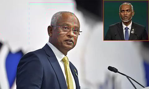 பிடிவாதம் வேண்டாம்.. இந்தியாவுடன் பேசுங்கள்.. மாலத்தீவு அதிபருக்கு முன்னாள் அதிபர் வலியுறுத்தல்