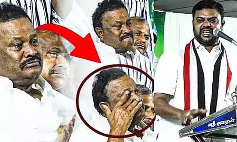 "எனக்கு 2 அப்பாக்கள்" நெல்லை முபாராக் பேச்சை கேட்டு விம்மி அழுத திண்டுக்கல் சீனிவாசன்