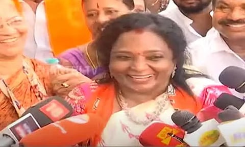 'சுட்டெரிக்கும் சூரியனை தாமரை எதிர்க்கும்' - தமிழிசை சவுந்தரராஜன்