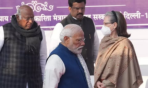 மோடியும் அவரது சித்தாந்தமும் அகற்றப்படாதவரை நாடு வளர்ச்சியடையாது - மல்லிகார்ஜுன கார்கே தாக்கு