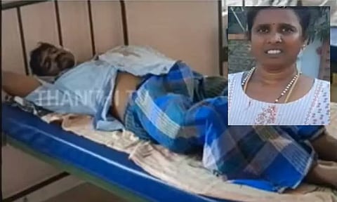 சொத்துக்காக அடியாட்களை ஏவி கணவனை தாக்கிய மனைவி