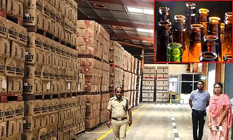 கர்நாடகாவில் ரூ.98 கோடி மதிப்புள்ள 1 கோடி லிட்டர் பீர் பறிமுதல்